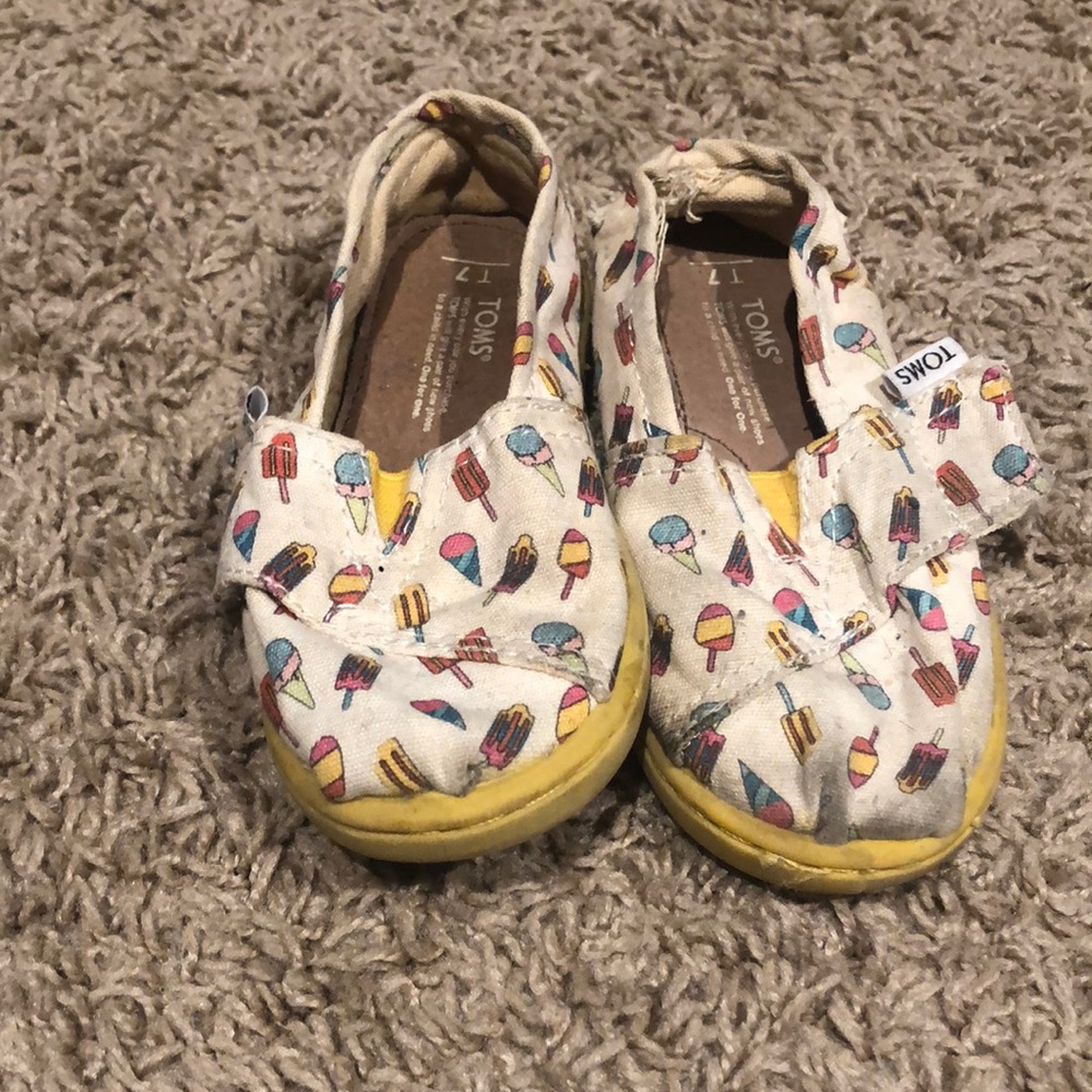 Toms toddler ice cream 🍦 printed Shoes